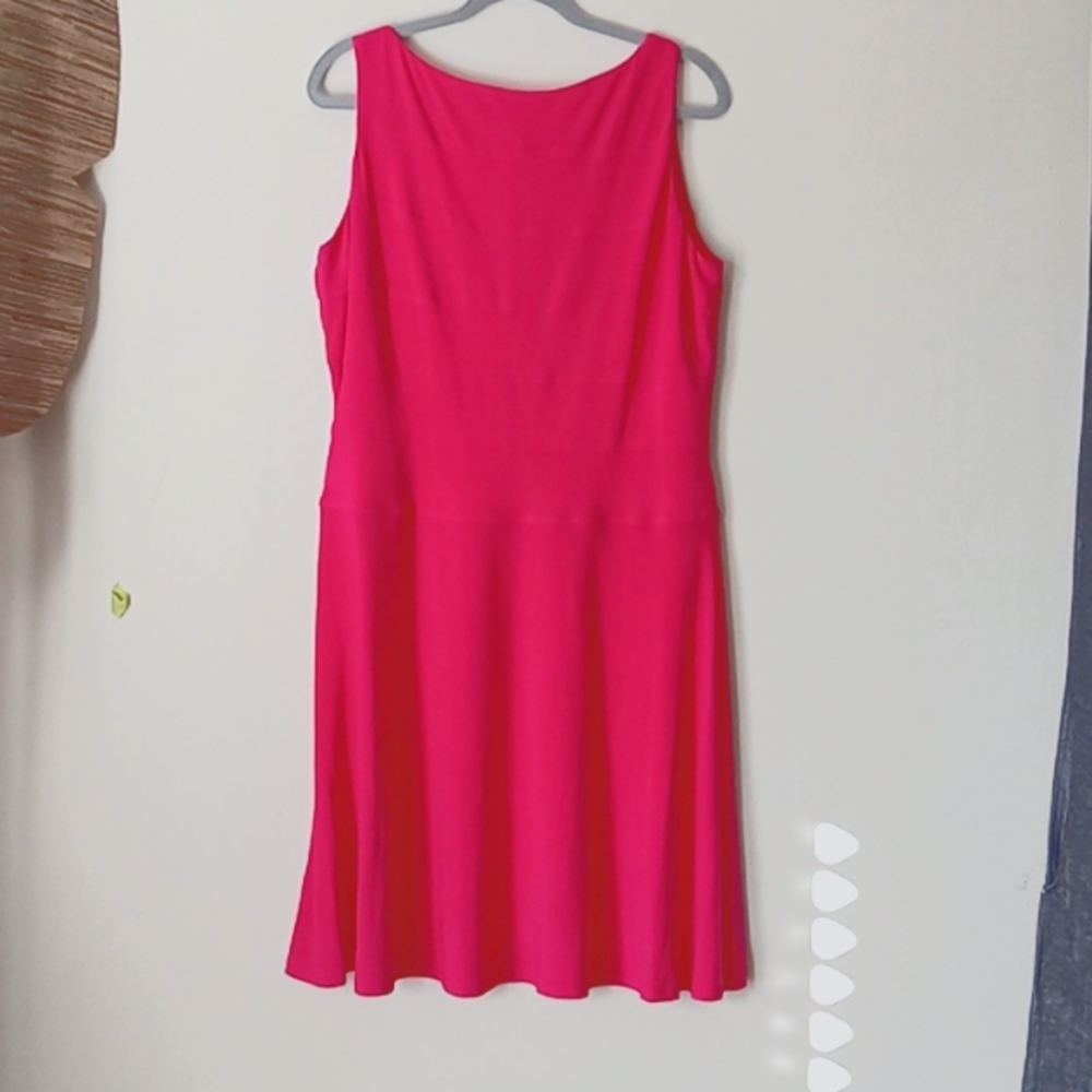 Women'sChaps dress size extra large color hot pink